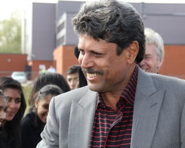 Indian Cricket Champion, Kapil Dev comes to Leicester