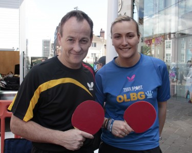 Leicester goes ping pong crazy