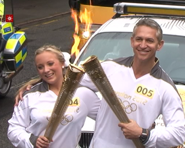 Day 46 of the Olympic Torch Relay in Leicester