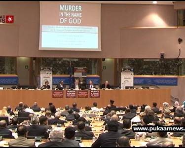 Murder in the Name of God at the European Parliament