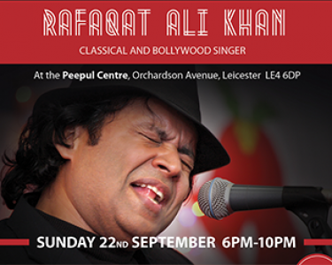 Classical and Bollywood Singer Rafaqat Ali Khan to Perform at Peepul Centre
