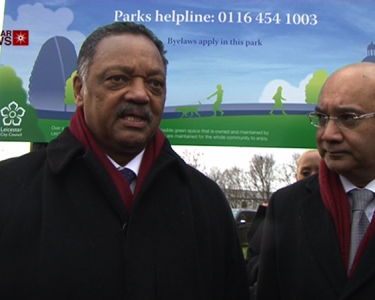 Leicester Welcomes Reverend Jesse Jackson