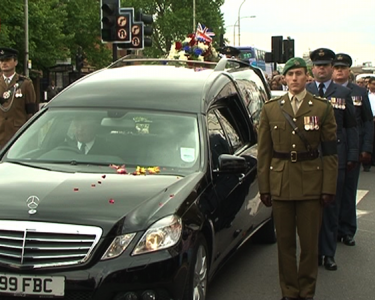 Funeral Procession of RAF Officer Rakesh Chauhan Brought Along Leicester’s Golden Mile