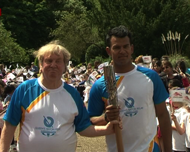 A day of Sports for Queen’s Baton Relay