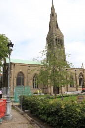 Leicester's New Cathedral Gardens Nearing Completion. Credit. Pukaar News