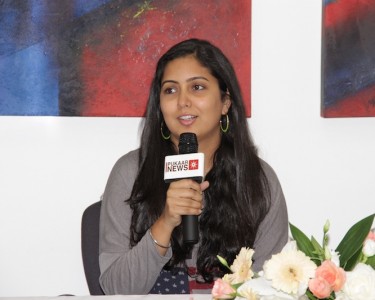 Bollywood Singer Harshdeep Kaur at Leicester Press Conference