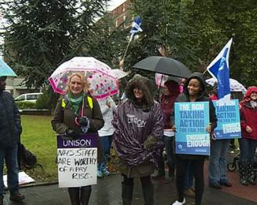 NHS Midwives Strike Over Pay