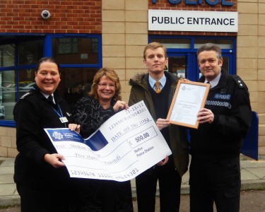 Local Charity Receive Donation from Melton Police