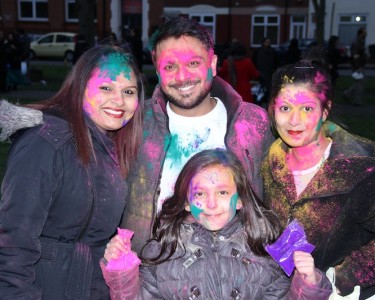Colourful Holi Celebrations Take Place in Leicester