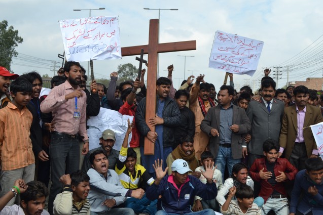 Many Pakistani Christians are angry that minorities are treated so unfairly in the country. Credit. Pukaar News