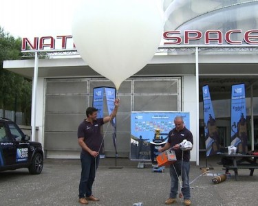 Rugby Ball Launched into Space as Part of Rugby World Cup Tour