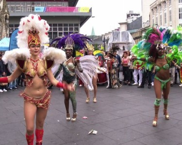 Festival Atmosphere as Leicester Prepares for Rugby World Cup 2015