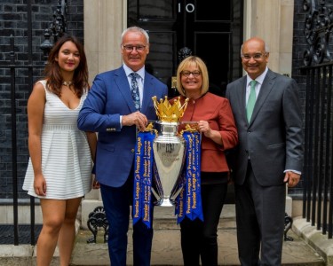 CLAUDIO RANIERI ATTENDS ANNUAL TEA PARTY AT THE HOUSE OF COMMONS