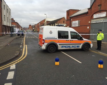 A LEICESTER STREET HAS RE-OPENED AFTER A BODY WAS DISCOVERED