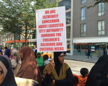 PROTESTS HELD OUTSIDE CITY HALL