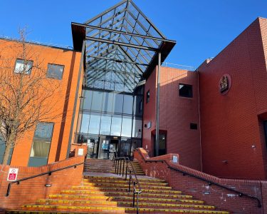 SEVEN YEARS FOR ROBBER WHO TIED UP COUPLE AND THREATENED THEM AT THEIR LEICESTER HOME