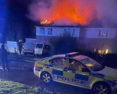 FIRE TEARS THROUGH FAMILY HOME IN SILEBY
