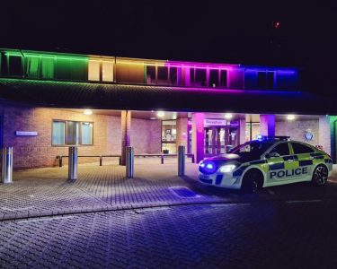 HEADQUARTERS LIT UP TO MARK LGBT+ HISTORY MONTH
