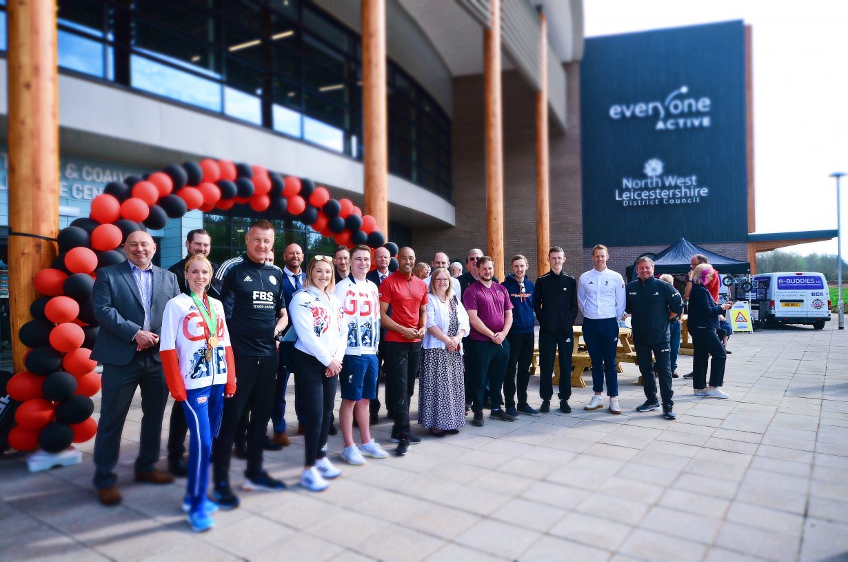 COLIN JACKSON EMBRACES FACILITIES AT NEW WHITWICK AND COALVILLE LEISURE CENTRE Pukaar News