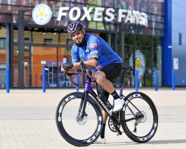 CYCLISTS SET OFF ON CHARITY RIDE FROM LEICESTER TO AMSTERDAM