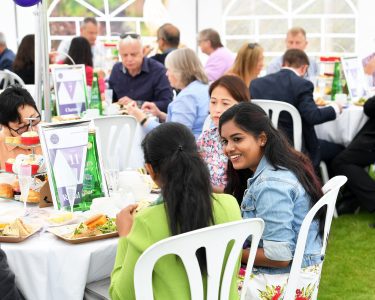 ‘SECRET GARDEN’ PARTY IN GROUNDS OF GLENFIELD HOSPITAL FOR LONG-SERVING STAFF