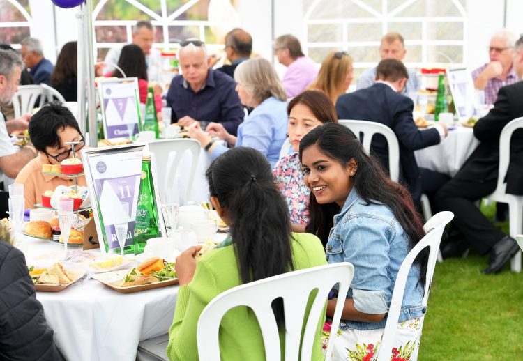 Leicester Time: AFTERNOON TEA FOR DEDICATED STAFF IN GLENFIELD HOSPITAL'S 'SECRET GARDEN'