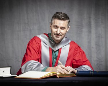 HOLLYWOOD STAR AMONG HONORARY GRADUATES OF LEICESTER