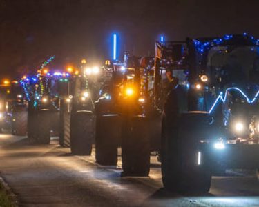 Popular Tractor Run Raises Festive Funds in South Leicestershire