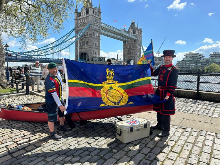 Leicester Time: Leicester canoeist paddles to London for charity